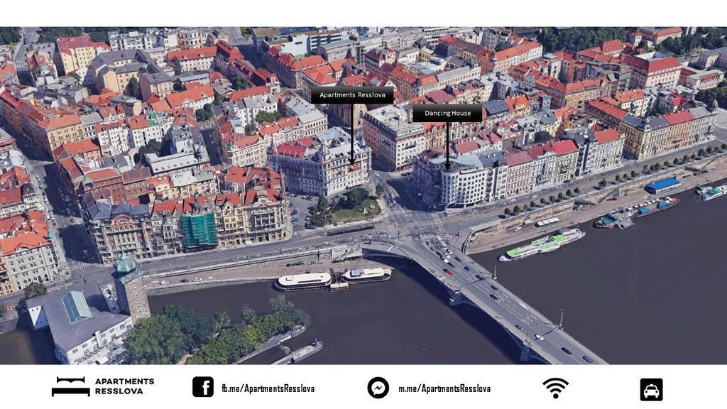 Apartments Resslova By The Dancing House Prag Dış mekan fotoğraf